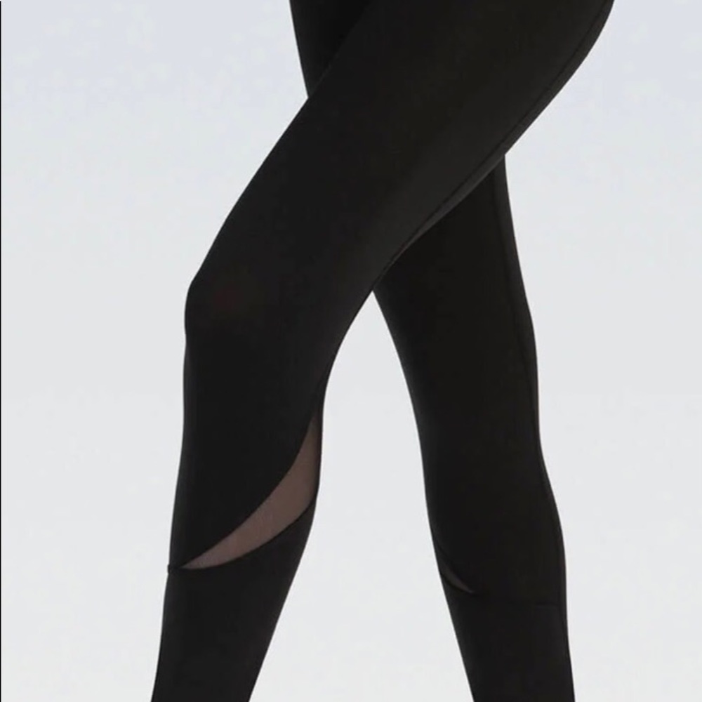 GK Elite warm up legging, 7/8 length, black, child’s large size.